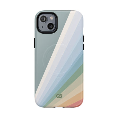 Green Tough 2.0 Magsafe Phone Case for iPhone - Sage Prism Beam
