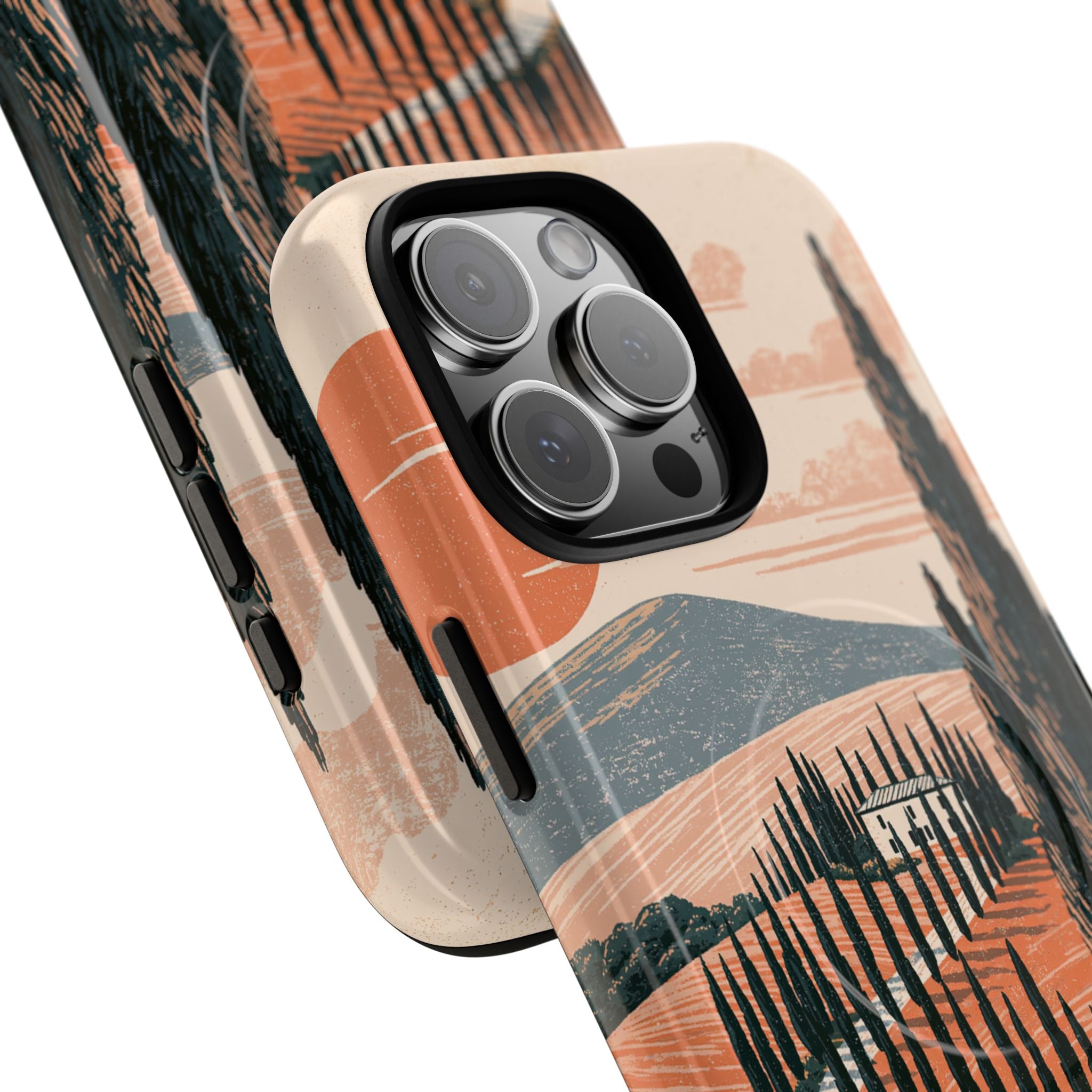 Orange Tough 2.0 Magsafe Phone Case for iPhone - Terracotta Ridge Trail