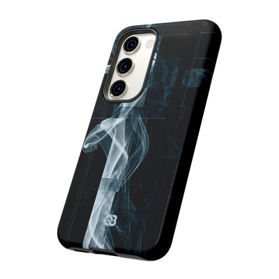 Black Tough Phone Case for Samsung - Arctic Vapor Grid