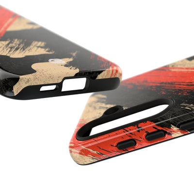 Urban Slash Camo · Tough Phone Case for Samsung · Black