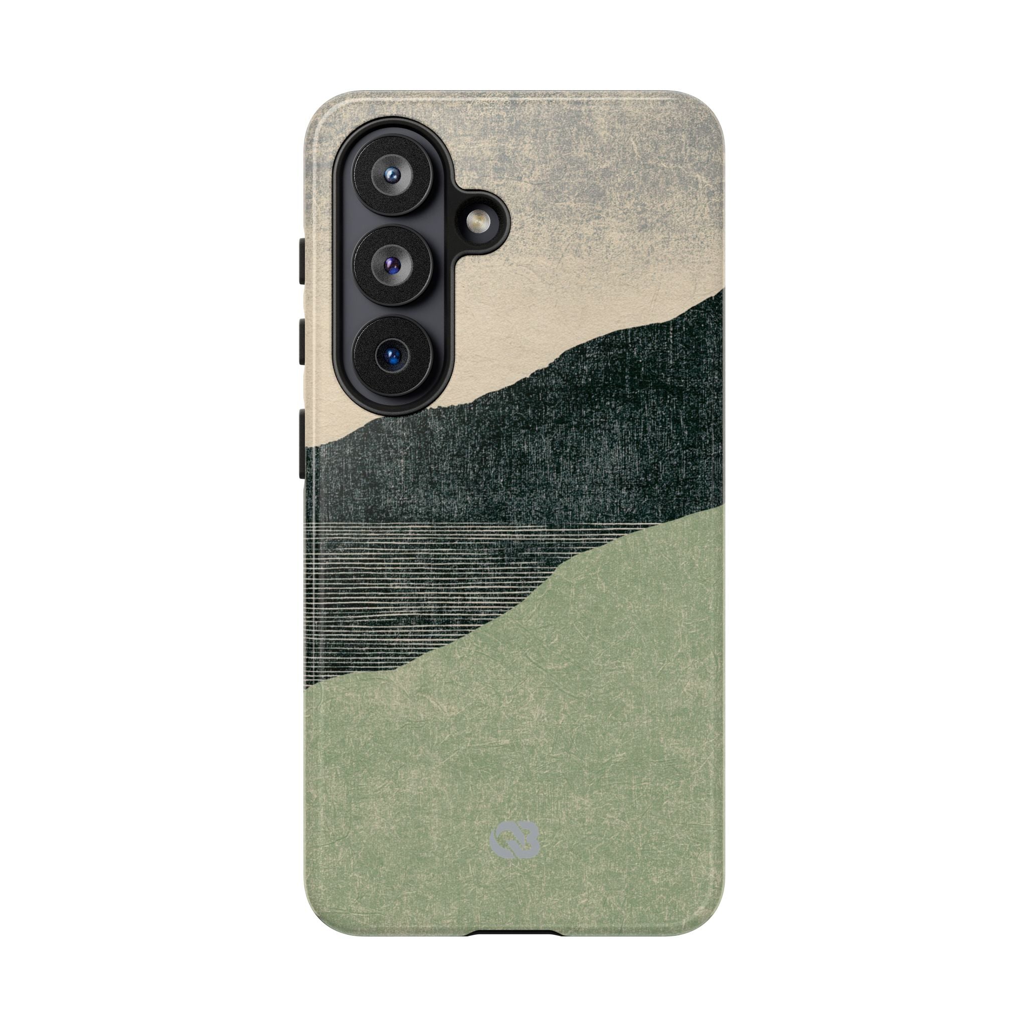 Green Tough Phone Case for Samsung - Moss Ridge Grain