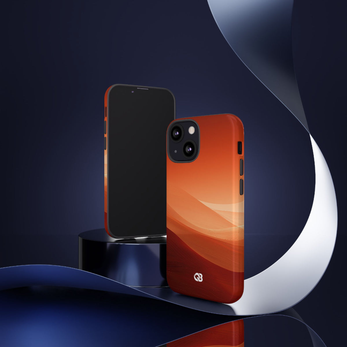 Terracotta Dune Ridges · Tough Phone Case for iPhone · Orange