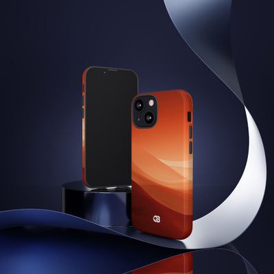 Terracotta Dune Ridges · Tough Phone Case for iPhone · Orange