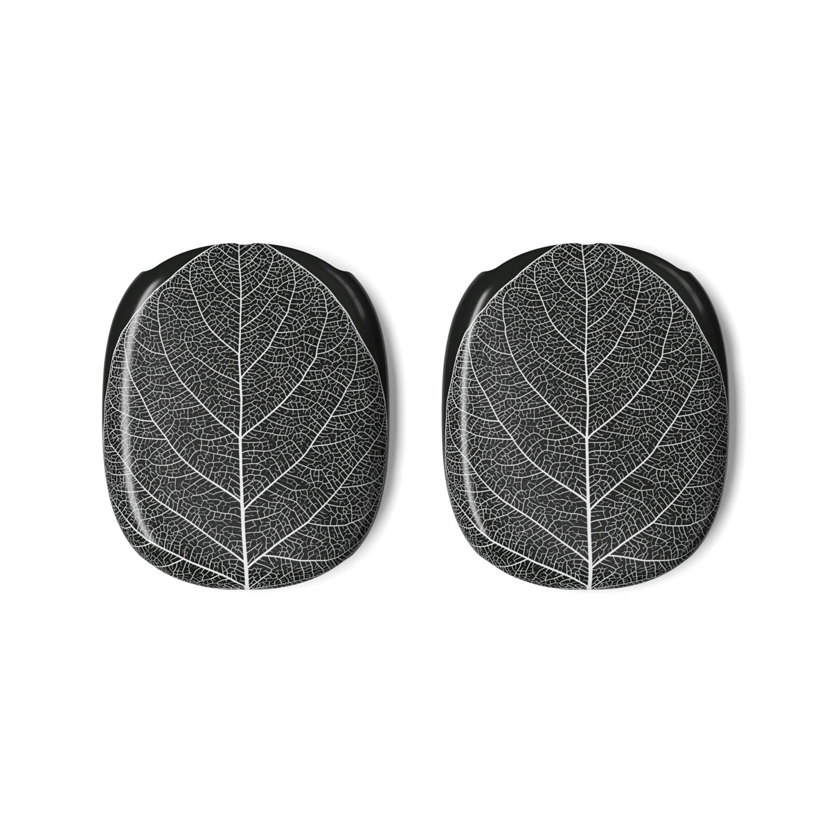 Monochrome Leaf Skeleton · Hard Case for AirPods Max · Black
