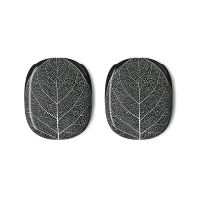 Monochrome Leaf Skeleton · Hard Case for AirPods Max · Black