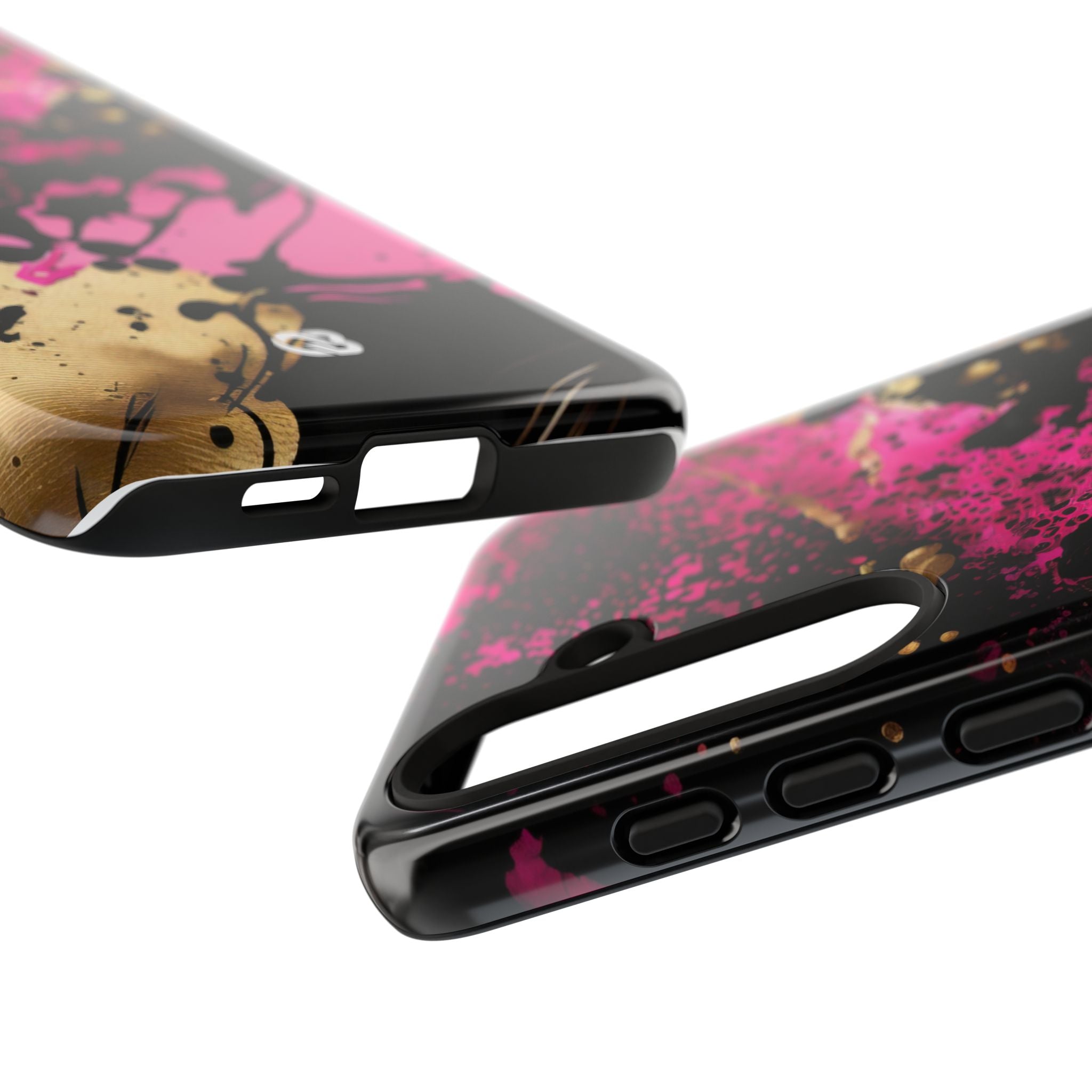 Magenta Liquid Gold · Tough Fundas para teléfono para Samsung
