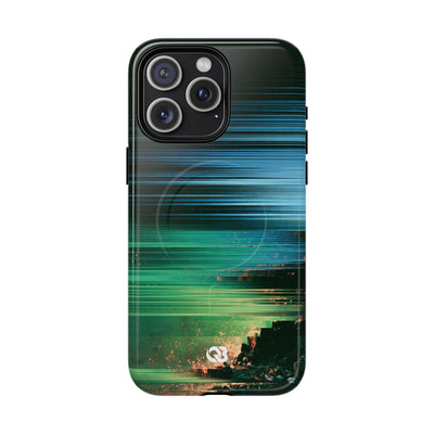 Digital Shoreline Drift · Tough 2.0 Magnetic Phone Case for iPhone · Teal