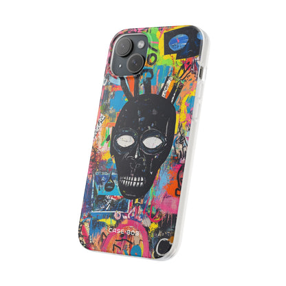 Skull Vortex iPhone 15 Plus Case - Soft