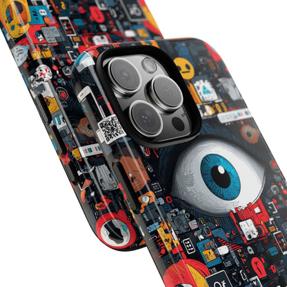 Digital Eye Blue iPhone 16 Pro Max Case - Tough