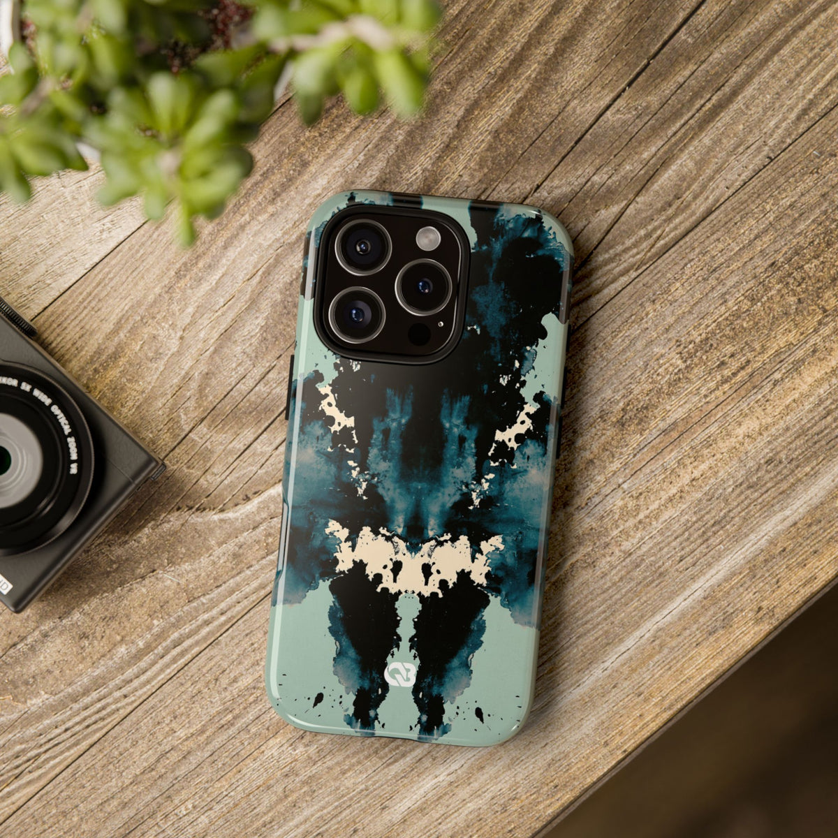 Rorschach Ink Void · Tough Phone Case for iPhone · Black