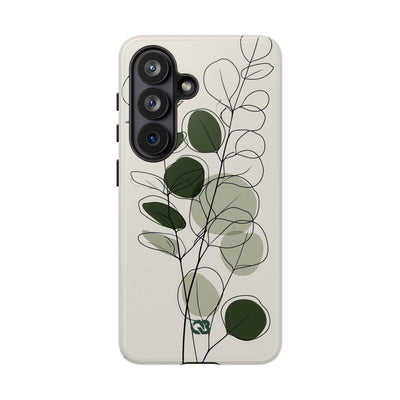 Eucalyptus Foliage Study · Tough Phone Case for Samsung · Green