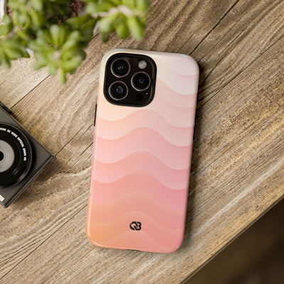 Blush Horizon Waves · Tough Phone Case for iPhone · Pink