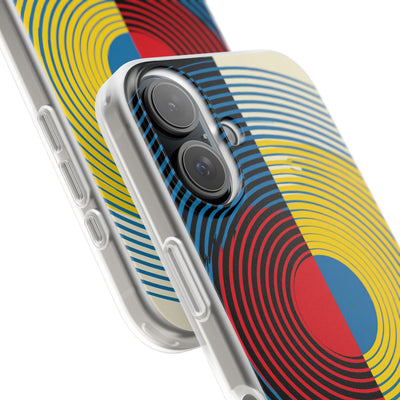 Blue Lite Phone Case for iPhone - Primary Circuit Orbit