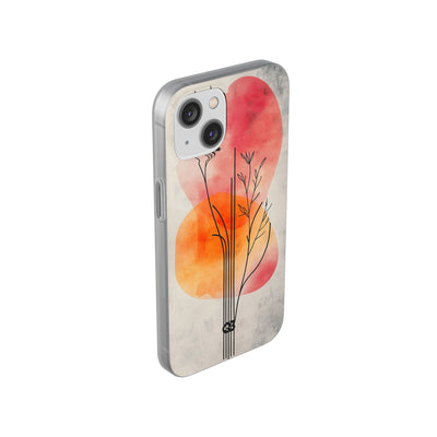 Crimson Bloom Lineage · Soft Phone Case for iPhone