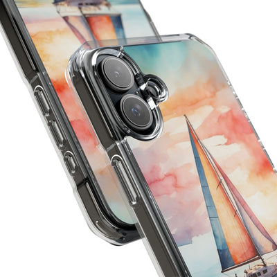 Crimson Horizon Sail · Impact Phone Case for iPhone · Magsafe