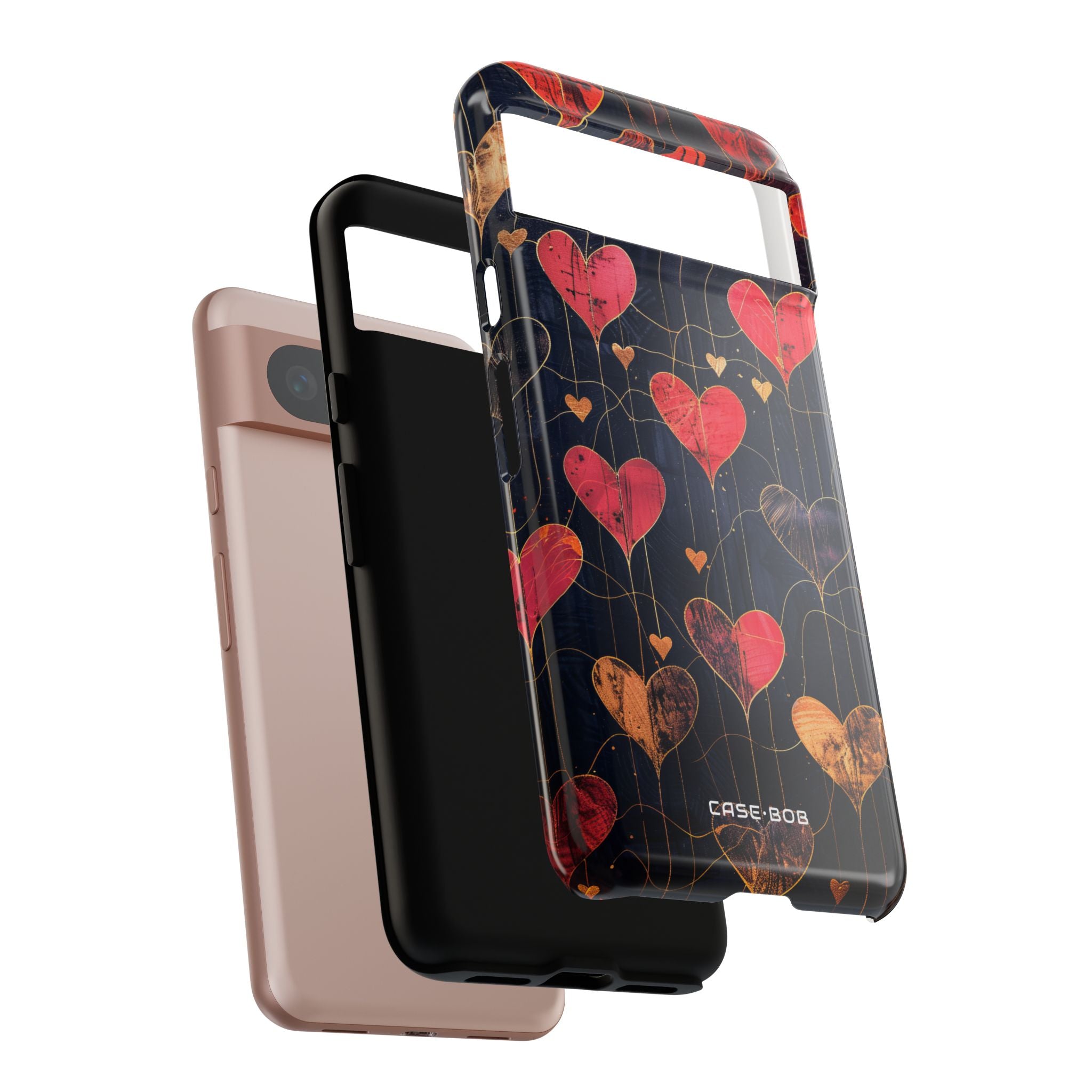 Golden Hearts Network Google Pixel 8 Case - Tough