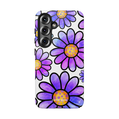 Polka Dot Blooms Samsung S25 Case - Tough