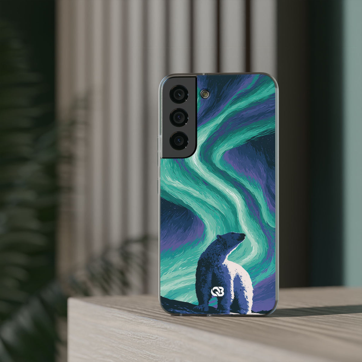 Arctic Aurora Bear · Lite Phone Case for Samsung · Teal