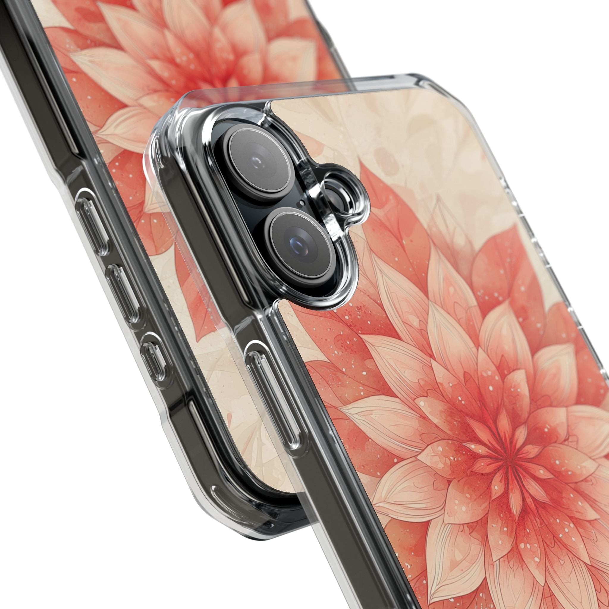 Coral Layered Bloom · Impact Phone Case for iPhone · Magsafe