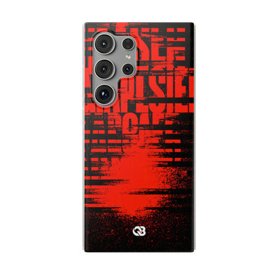 Crimson Redaction · Lite Phone Case for Samsung · Black