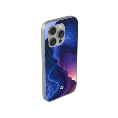 Radiant Strata · Lite Phone Case for iPhone ·  Blue