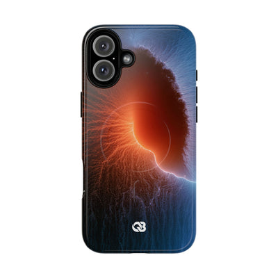 Thermal Aura Pulse · Tough 2.0 Magnetic Phone Case for iPhone · Blue