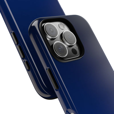 Blue Tough Phone Case for iPhone - Midnight Cobalt Fade