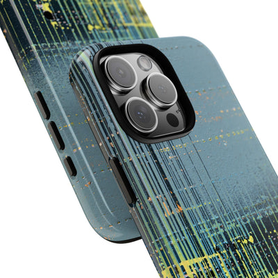 Acid Raster Circuit · Tough Phone Case for iPhone · Teal