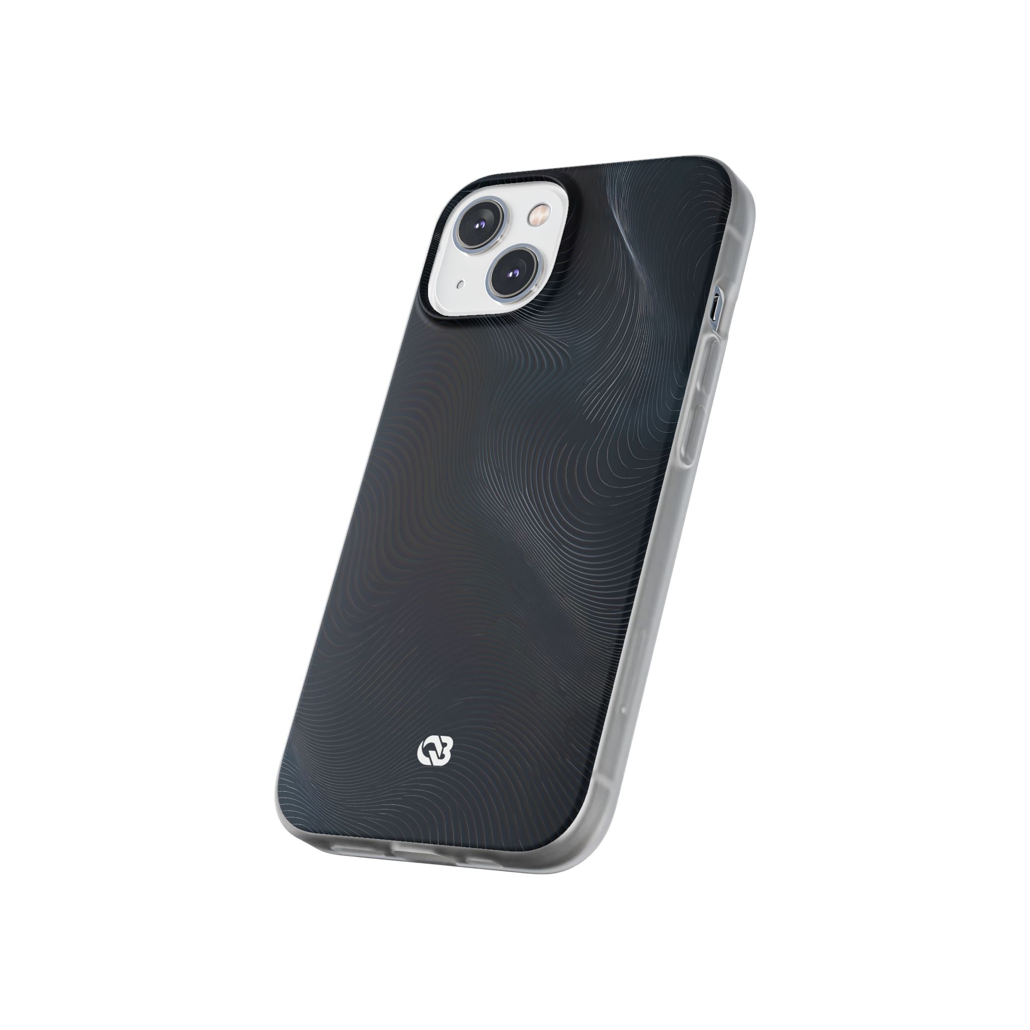 Black Lite Phone Case for iPhone - Obsidian Ridge Flux