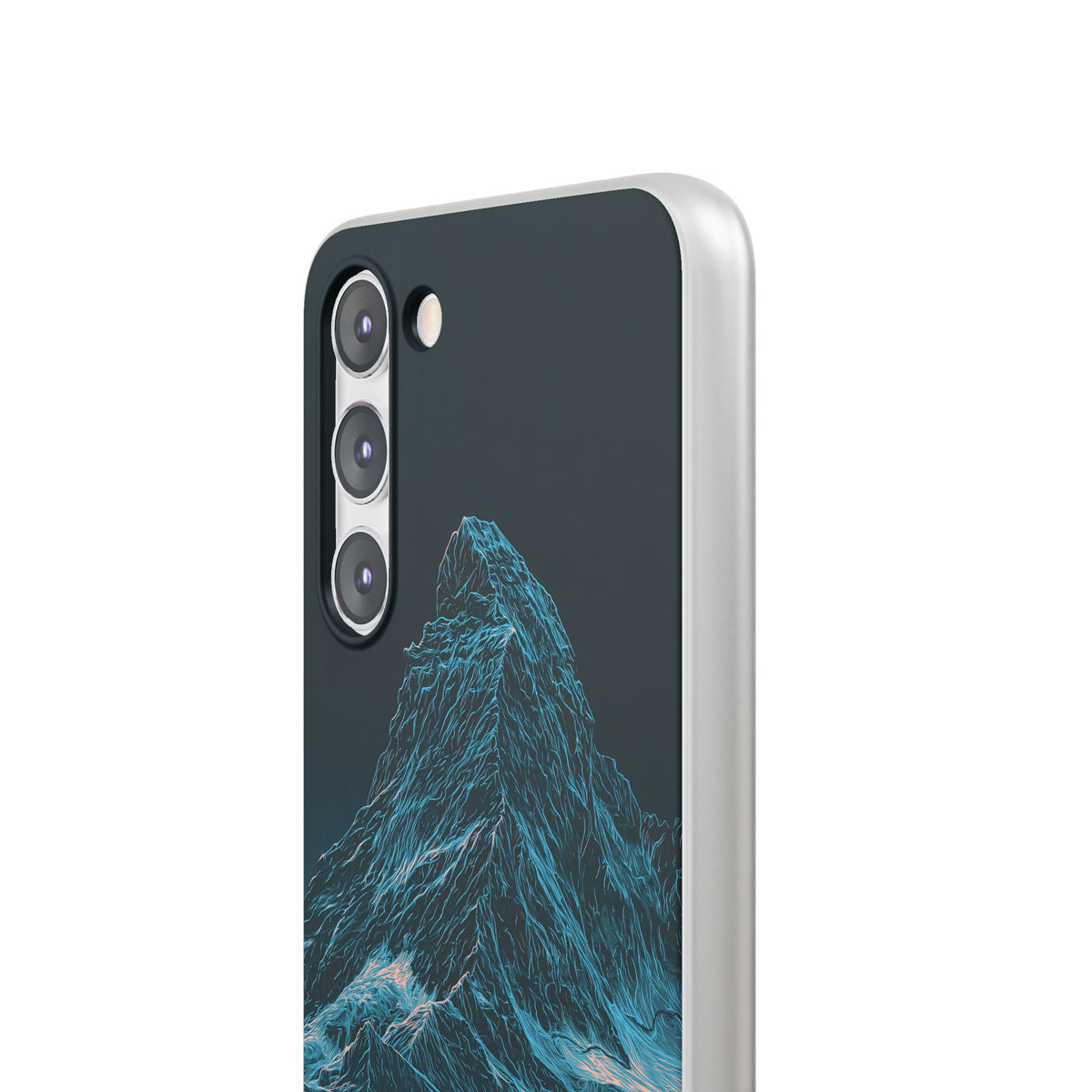 Glacial Alpine Peak · Lite Phone Case for Samsung · Blue