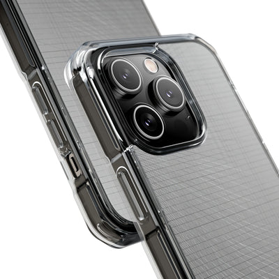 Grey Impact MagSafe Phone Case for iPhone - Chrome Mesh Warp