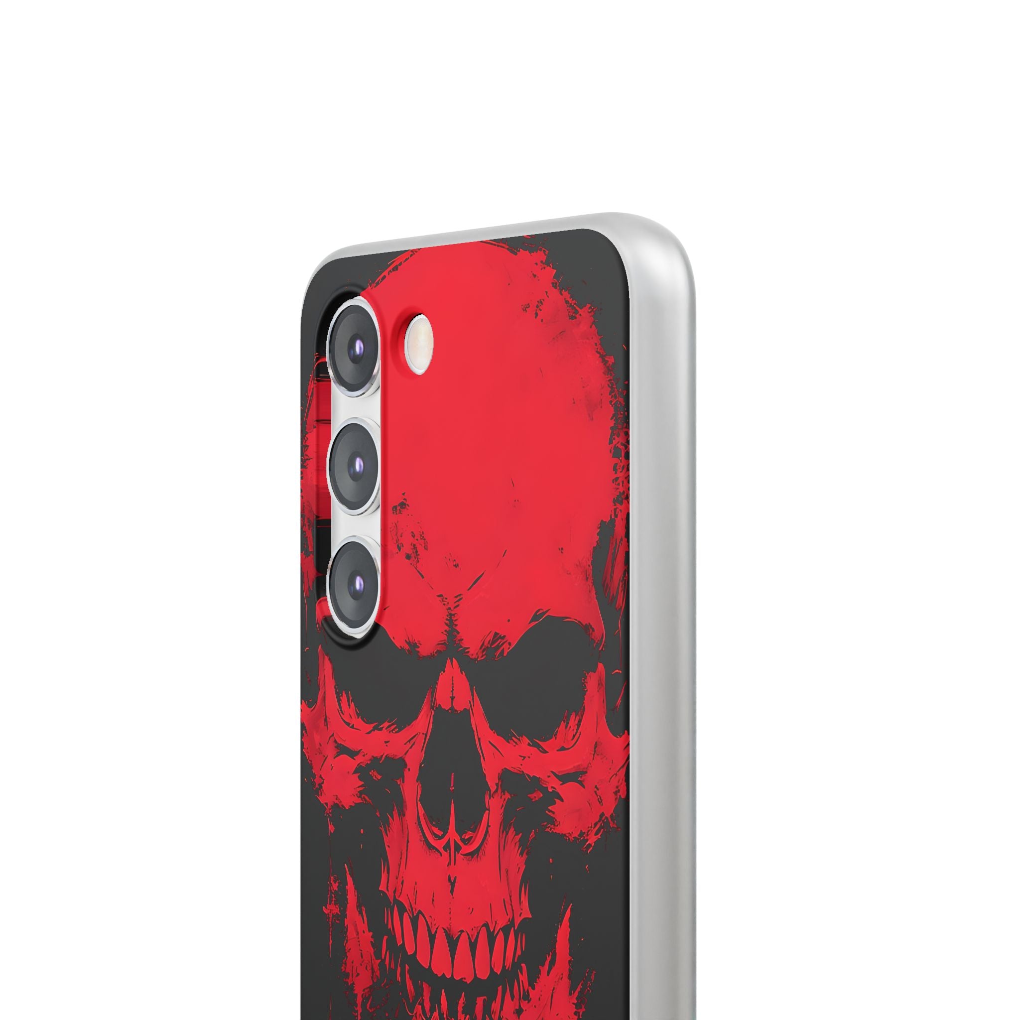 Crimson Street Skull · Soft Handyhülle für Samsung