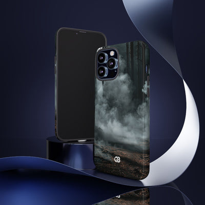 Shadowed Pine Mist · Tough Phone Case for iPhone · Black