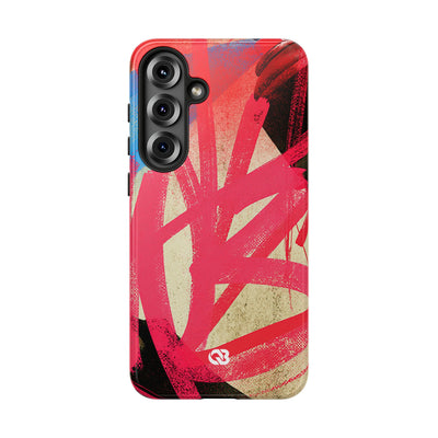 Neon Spray Tag · Tough Phone Case for Samsung · Pink