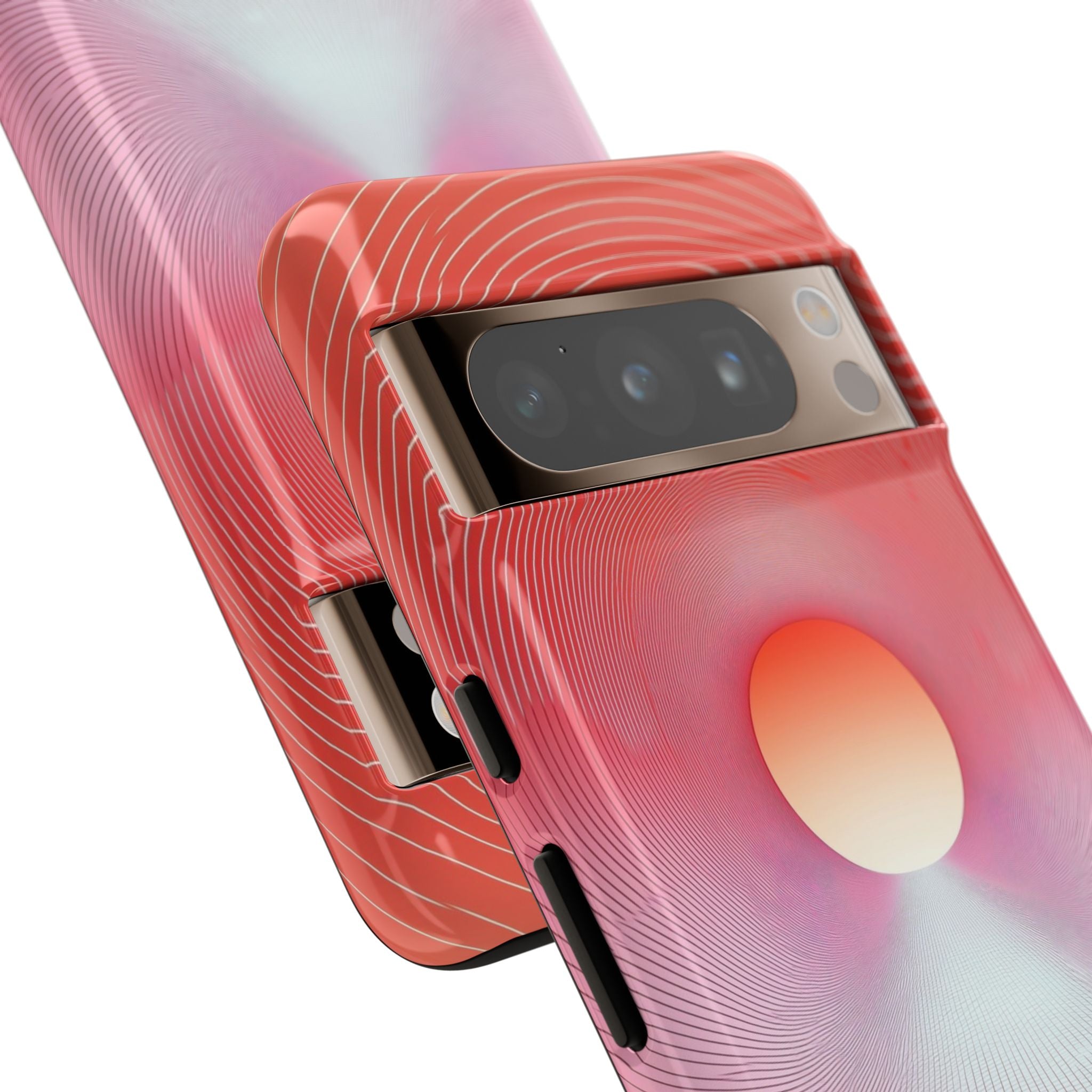 Orange Portal Google Pixel 8 Pro Case - Tough