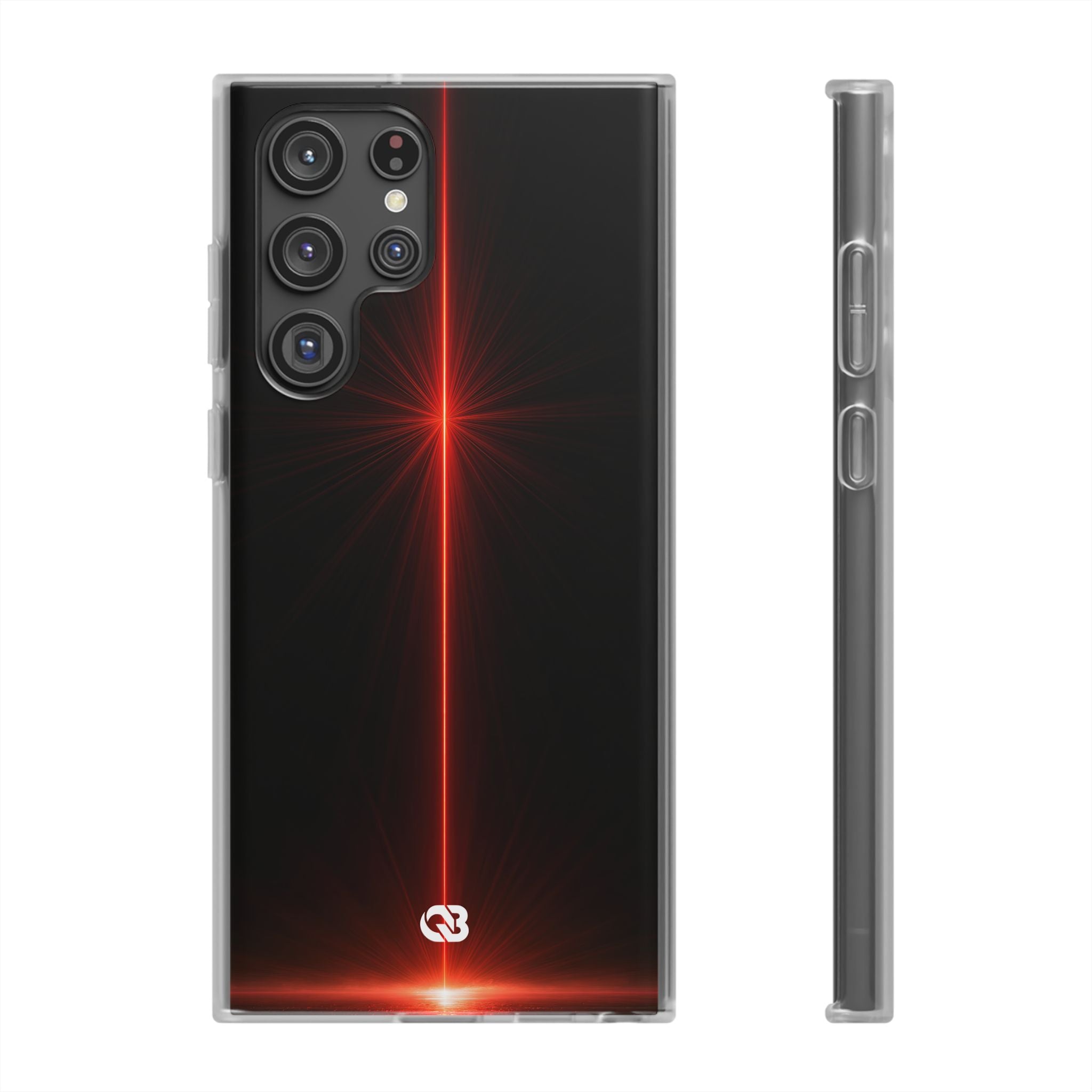 Red Lite Phone Case for Samsung - Crimson Flare Vector