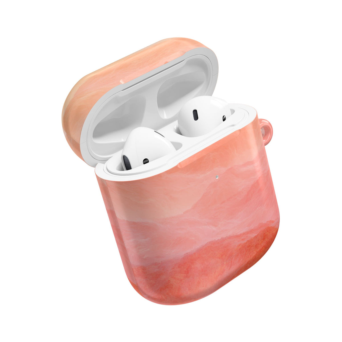 Alpenglow Ridge Vista · Hard Case for AirPods & AirPods Pro · Orange