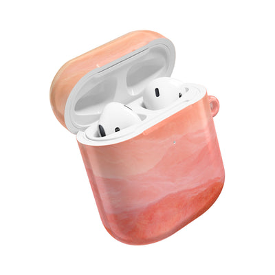 Alpenglow Ridge Vista · Hard Case for AirPods & AirPods Pro · Orange