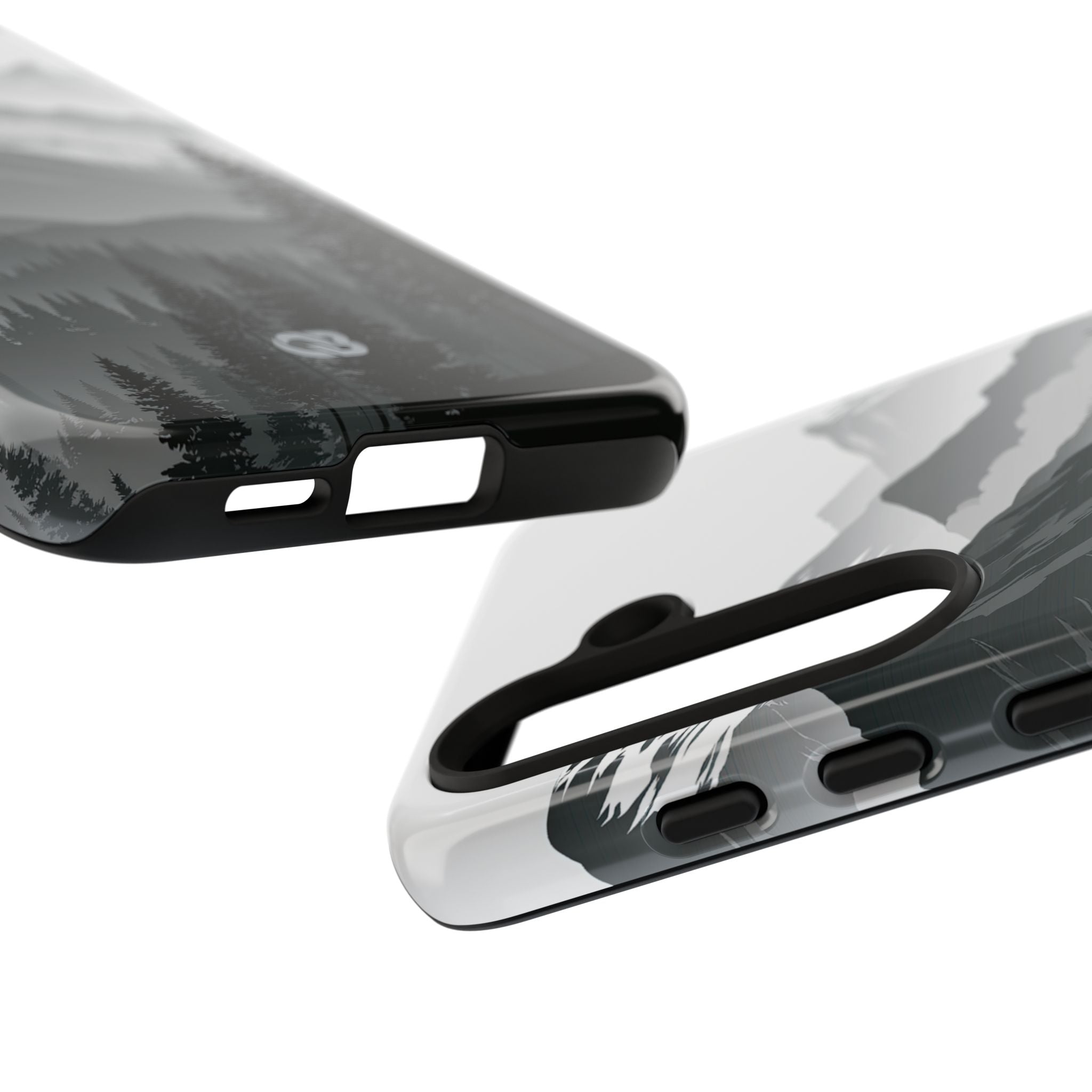 Grey Tough Phone Case for Samsung - Granite Ridge Mist