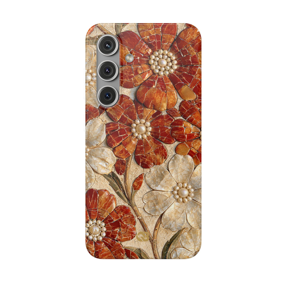 Carnelian Pearl Bloom · Lite Phone Case for Samsung · Orange
