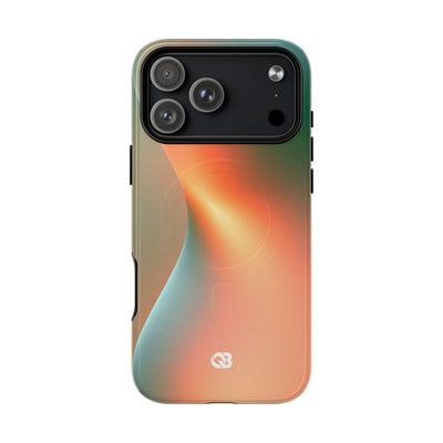 Radiant Contour · Tough 2.0 Magnetic Phone Case for iPhone · Orange
