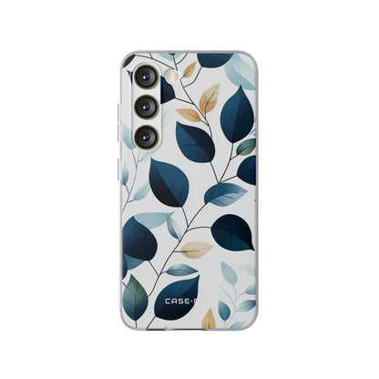 Navy Blattadern Samsung S23 Case - Soft