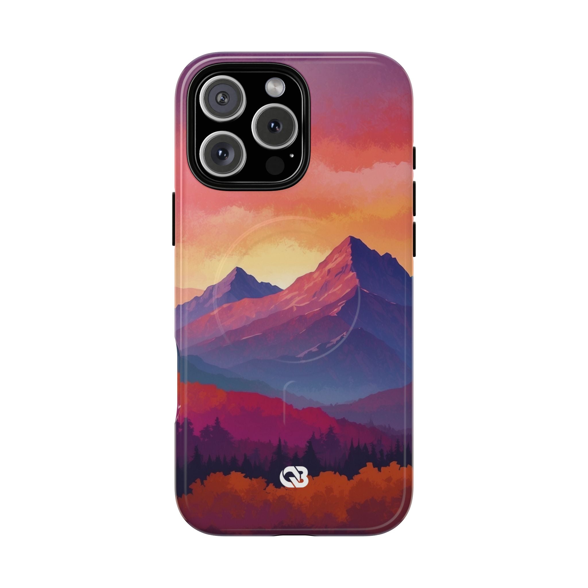 Crimson Mountain Dusk · Tough+ Phone Case for iPhone · Magsafe