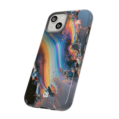 Prismatic Aura Flow · Tough Phone Case for iPhone · Blue
