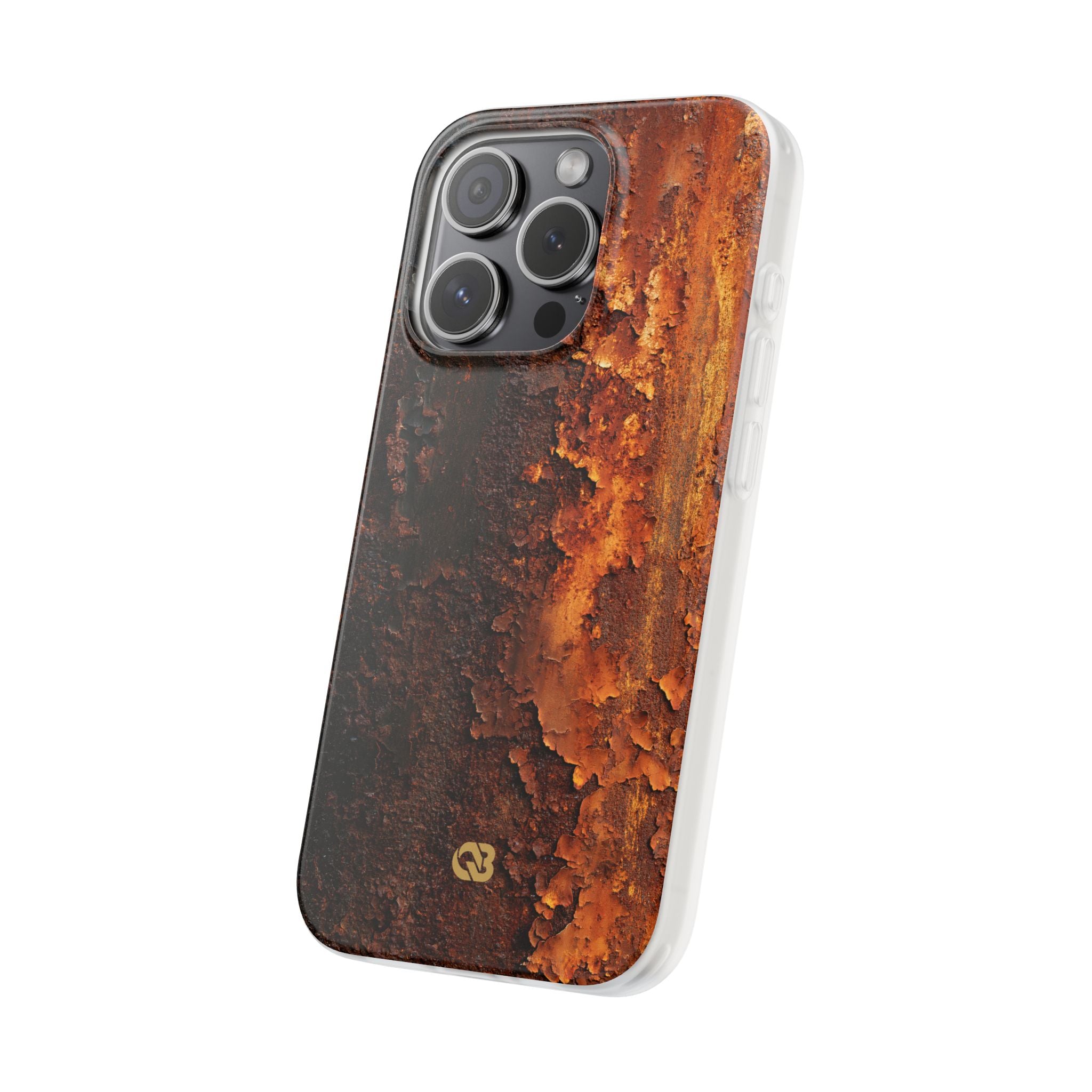 Orange Lite Phone Case for iPhone - Oxidized Iron Crust