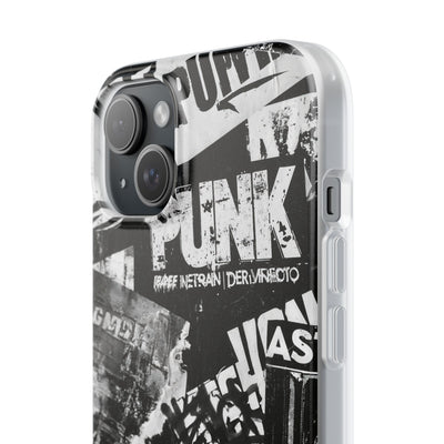 Underground Punk Collage · Lite Phone Case for iPhone ·  Black