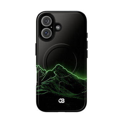Nordic Mountain Contour · Tough 2.0 Magnetic Phone Case for iPhone · Black