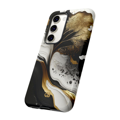 Molten Onyx Gold · Tough Coque de téléphone pour Samsung