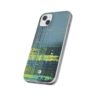 Acid Raster Circuit · Lite Phone Case for iPhone ·  Teal
