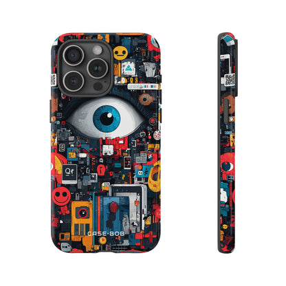 Digital Eye Blue iPhone 15 Pro Max Skal - Tough
